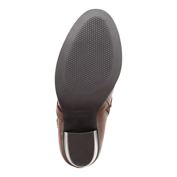 Style & Co Women's Zetaa Strappy Belt Heeled Booties Brown Size 5 M - Picture 6 of 6